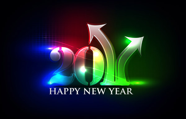 free vector Happy new year 2011 eps Vector part02